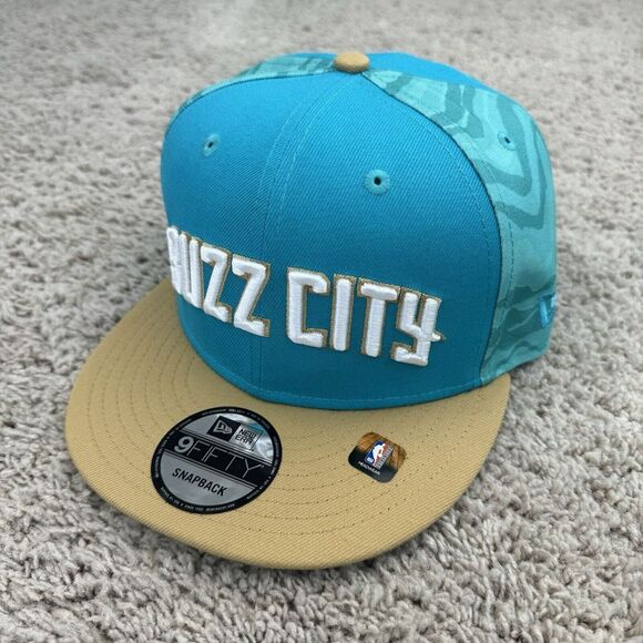 Charlotte Hornets Hat New Era 2023 City Edition Buzz City Script Logo Snapback‎ - Picture 2 of 9